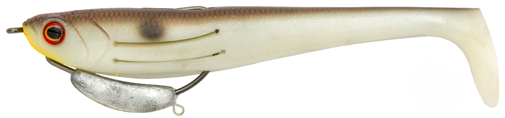 Zerek Flat Shad Pro 4.5 Inch Weedless Rigged Soft Plastic Lure