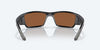 Costa Corbina Pro Matte Black Frame Copper Silver Mirror 580G Lens