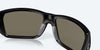 Costa Tailfin Matte Black Frame Blue Mirror 580G Lens Sunglasses