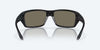 Costa Tailfin Matte Black Frame Blue Mirror 580G Lens Sunglasses