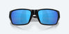 Costa Tailfin Matte Black Frame Blue Mirror 580G Lens Sunglasses