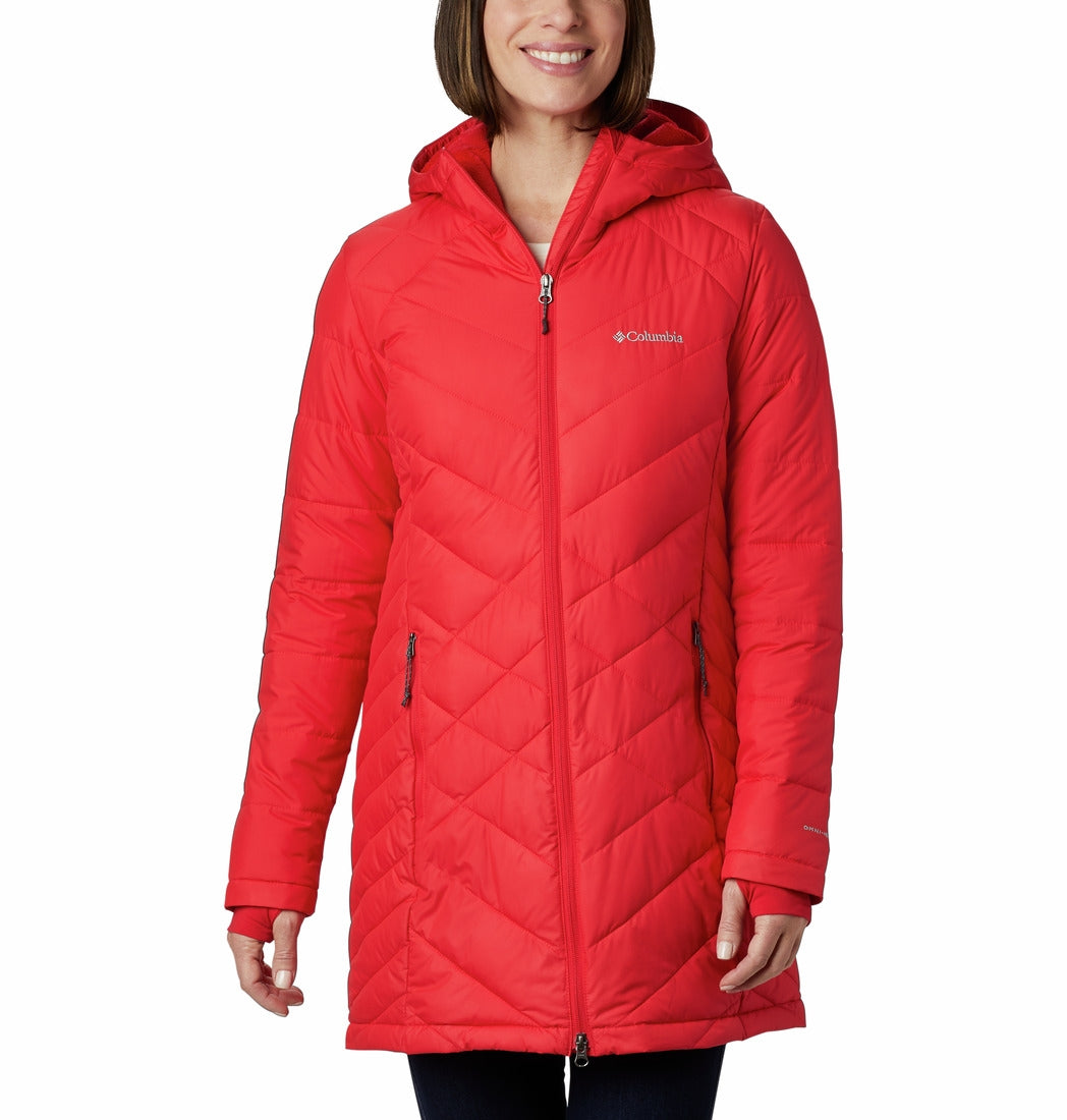 Columbia Heavenly Insulated Womens Hooded Jacket Sail Red