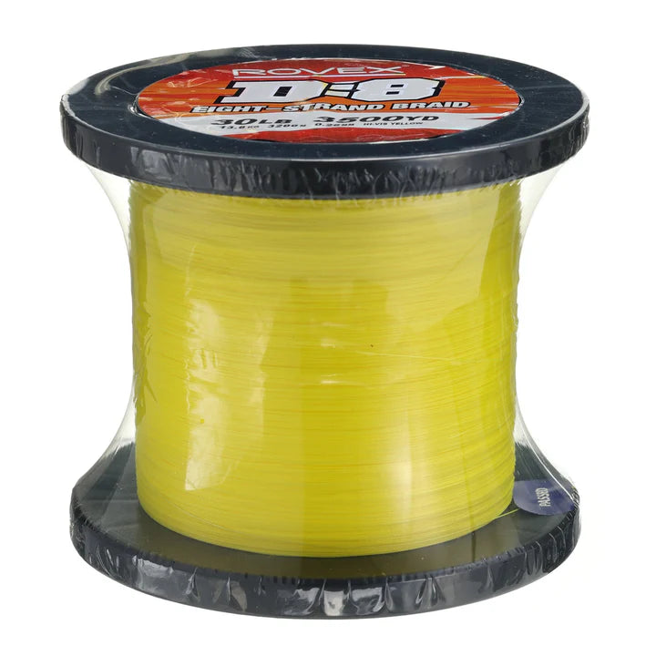 Rovex D:8 Braid Hi Vis Yellow Bulk 3500yd