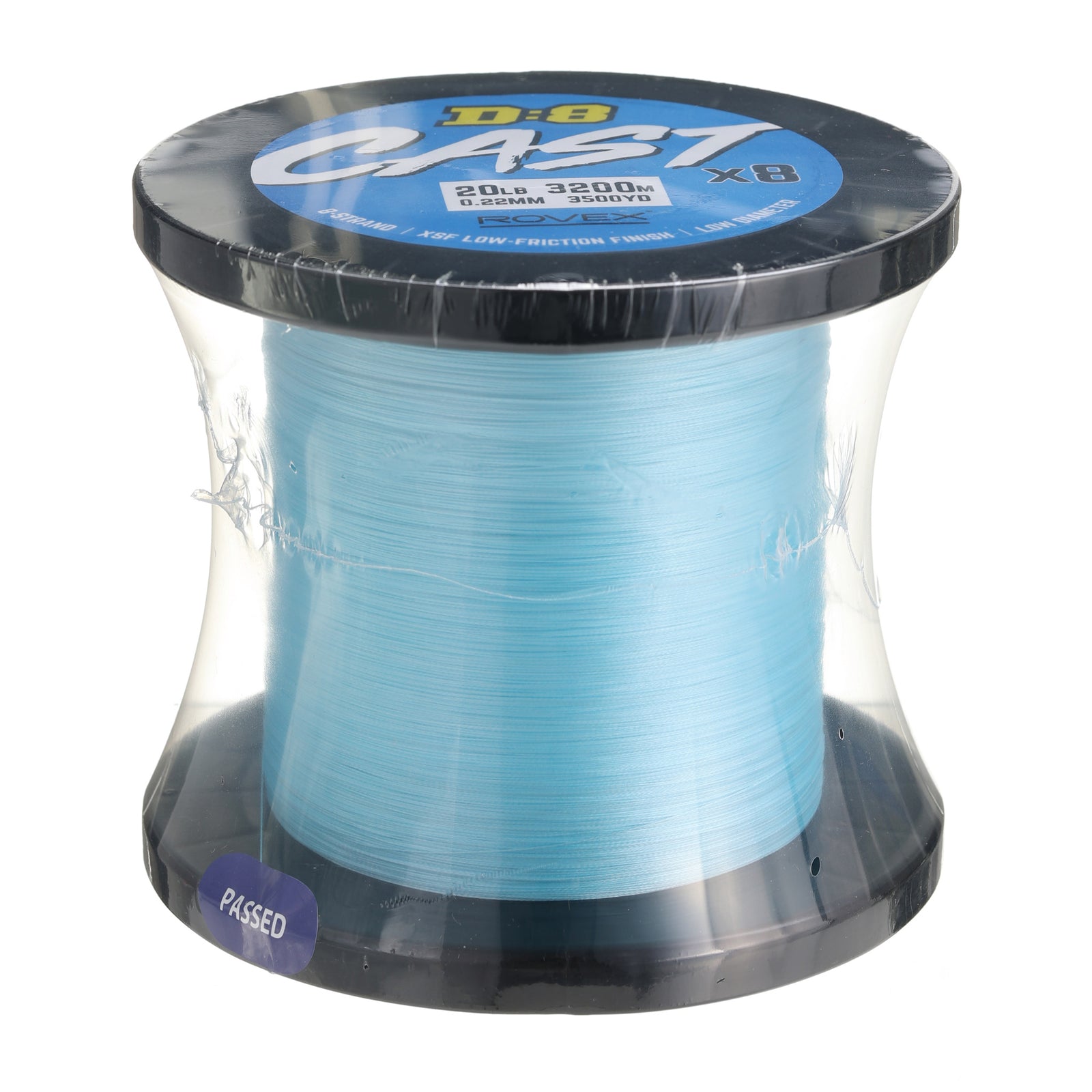 Rovex D:8 Cast Braid Glacier Blue Bulk 3500yd