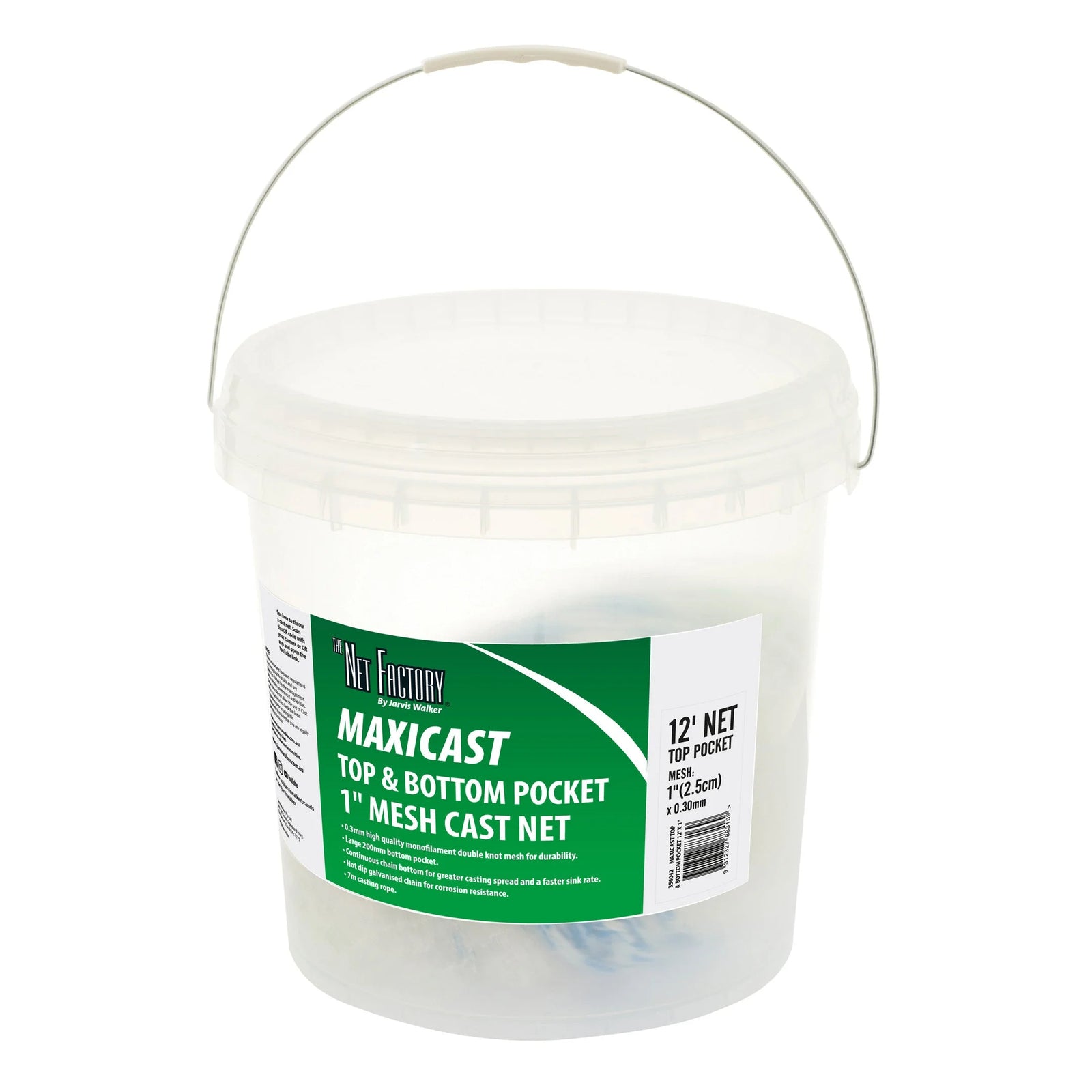 Net Factory Maxicat Top Bottom Pocket Cast Net
