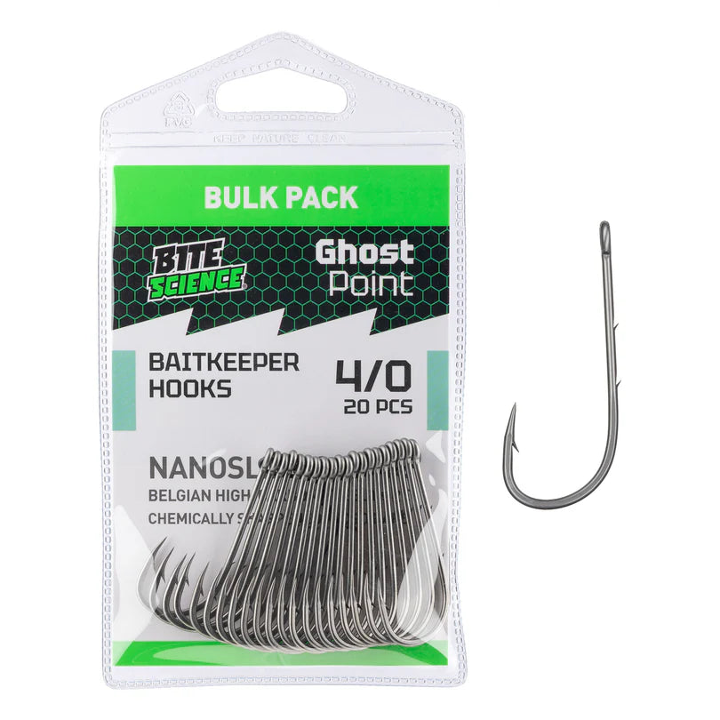 Bite Science Ghostpoint Baitkeeper Hook Bulk Value Pack