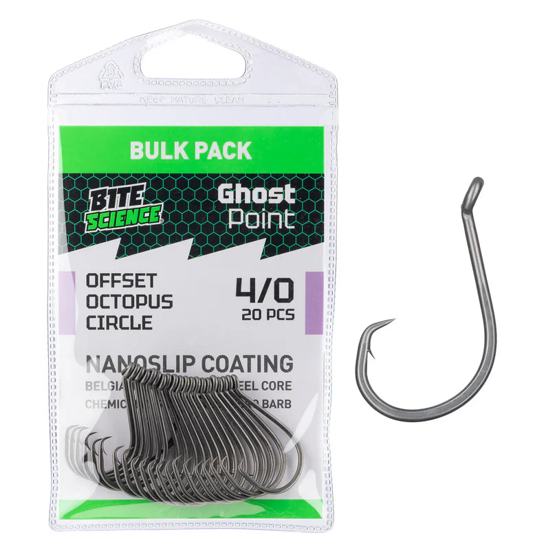 Bite Science Ghostpoint Octopus Circle Hook Bulk Value Pack