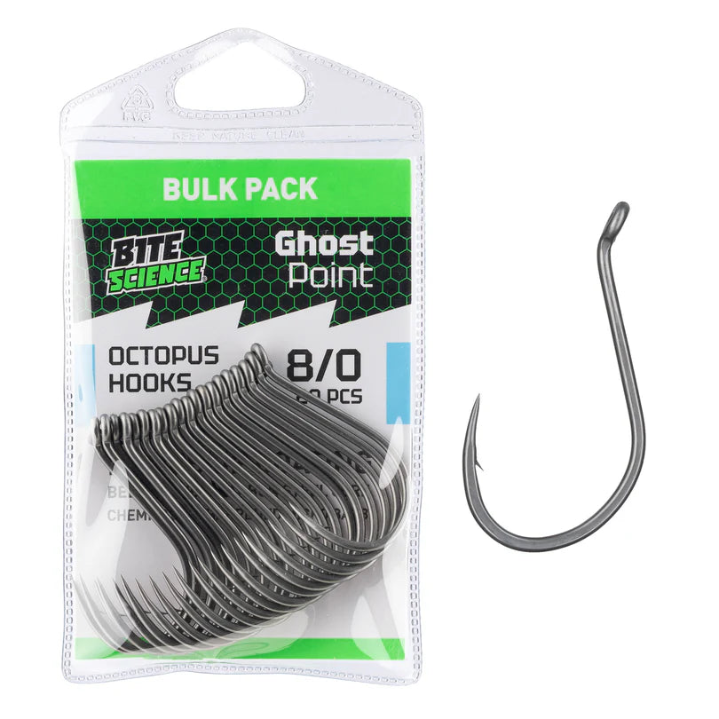 Bite Science Ghostpoint Octopus Hook Bulk Value Pack