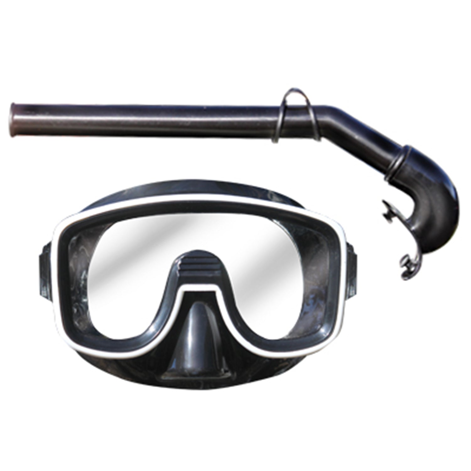 Land and Sea Kids Junior Lagoon Black Mask Snorkel Set