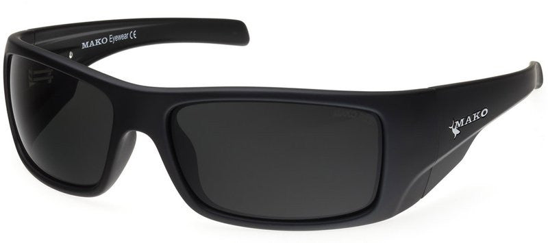 Mako Invincible Matt Black Frame PC Grey Lens Sunglasses