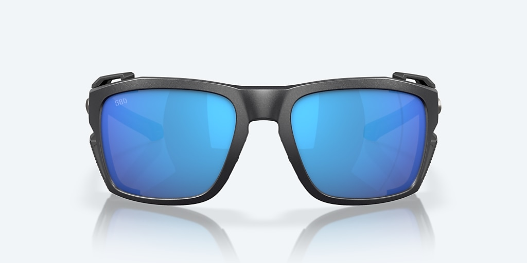 Costa King Tide 8 Black Pearl Frame Blue Mirror 580 Lens Sunglasses