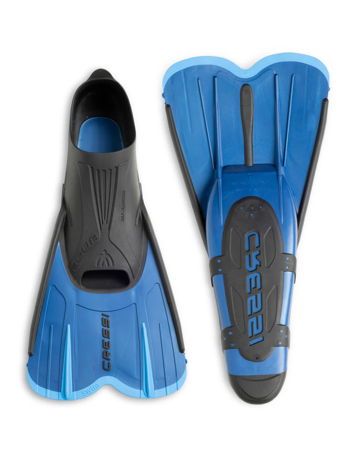 Cressi Agua Short Fin Blue