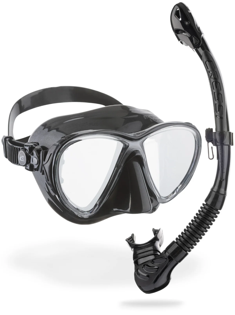 Cressi Big Eyes Evo Alpha Ultra Dry Mask Mask Snorkel Set