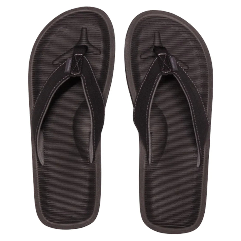 Kokoda Curve Arch Thong Black
