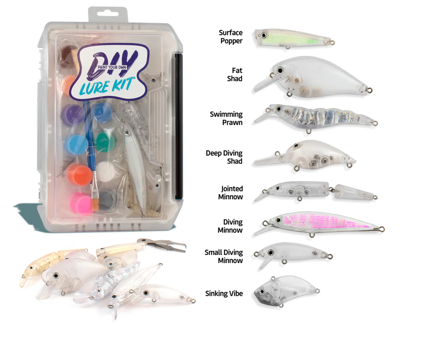 DIY Complete Kids Lure Painting Kit