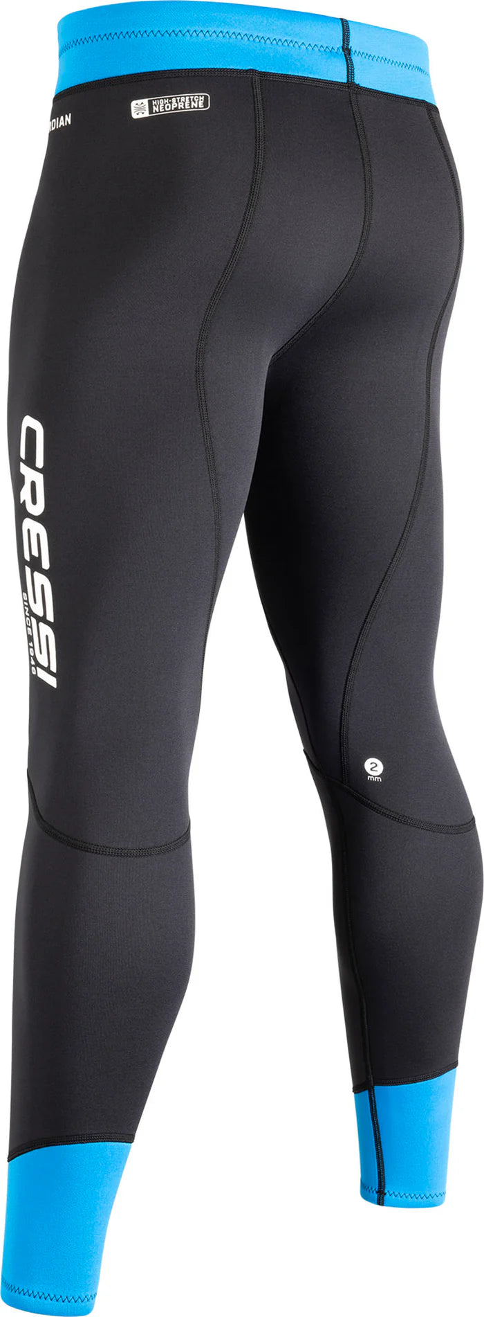 Cressi Guardian Man Wetsuit Pants Black Blue 2mm