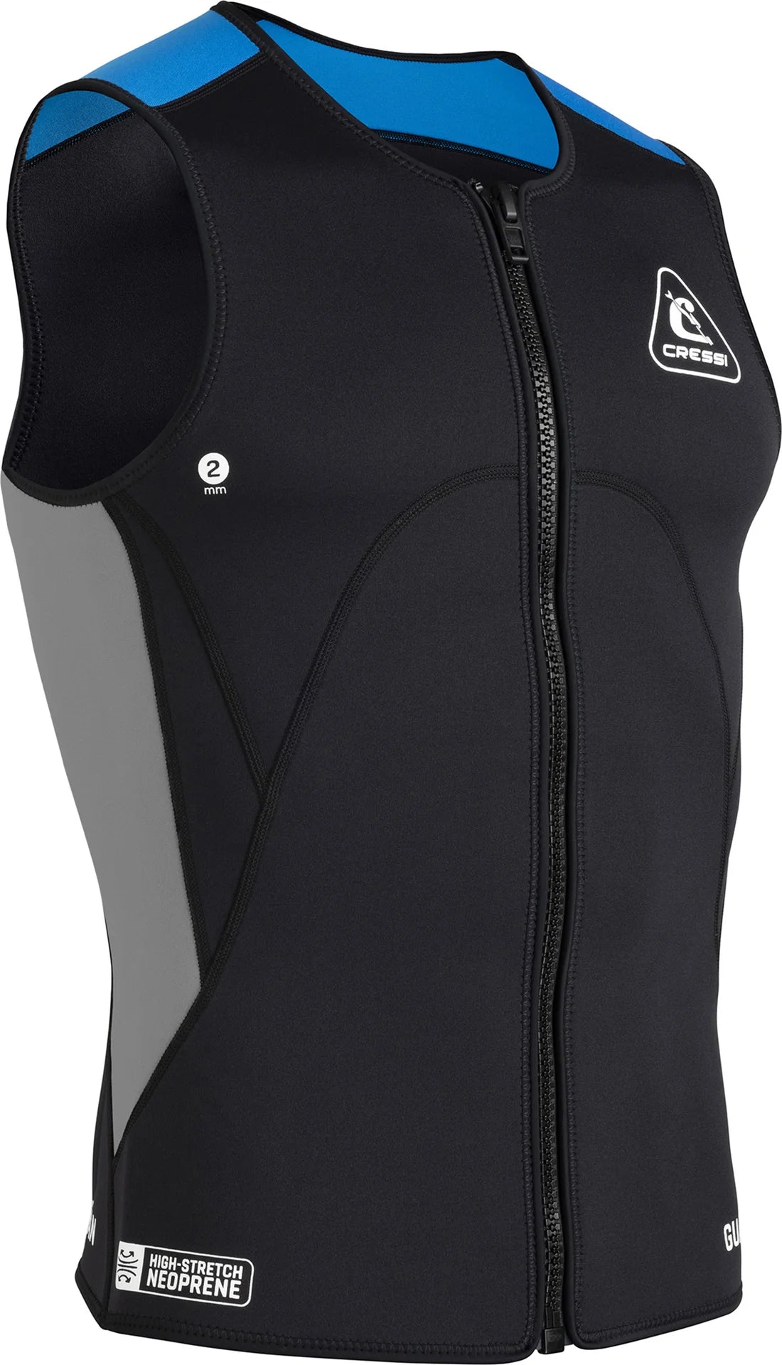 Cressi Guardian Man Wetsuit Vest Black Blue 2mm