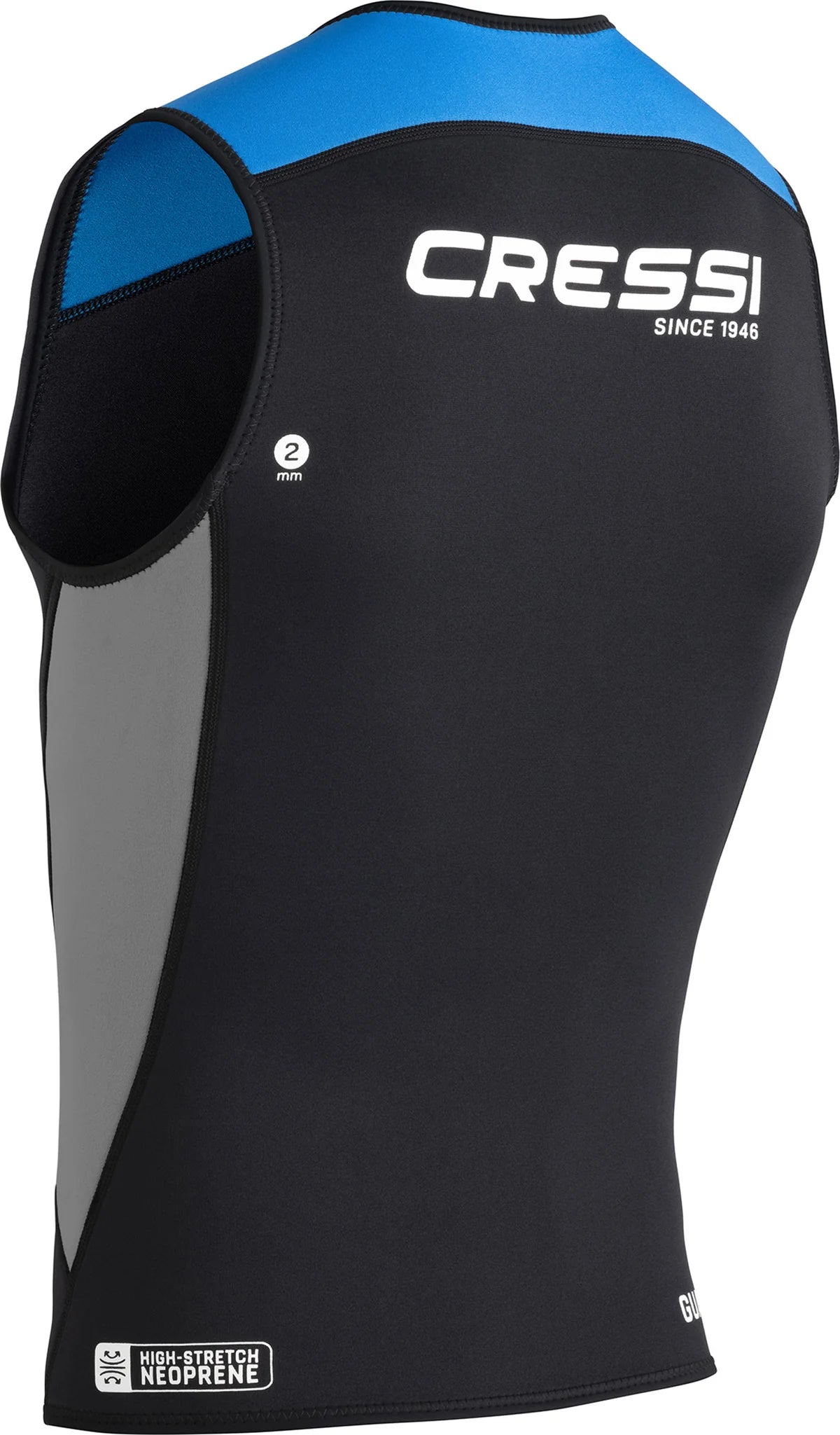 Cressi Guardian Man Wetsuit Vest Black Blue 2mm