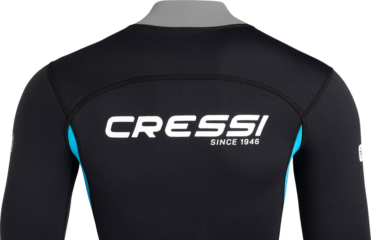 Cressi Guardian Lady Wetsuit Jacket Black Aquamarine 2mm