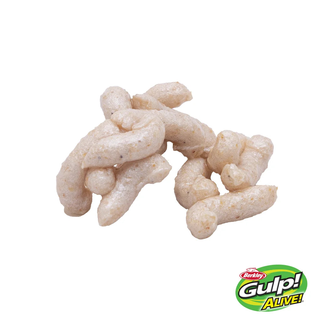 Berkley Gulp Alive Maggots Bait White