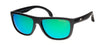 Mako Tidal Matte Black Frame Glass Lens Polarised Sunglasses