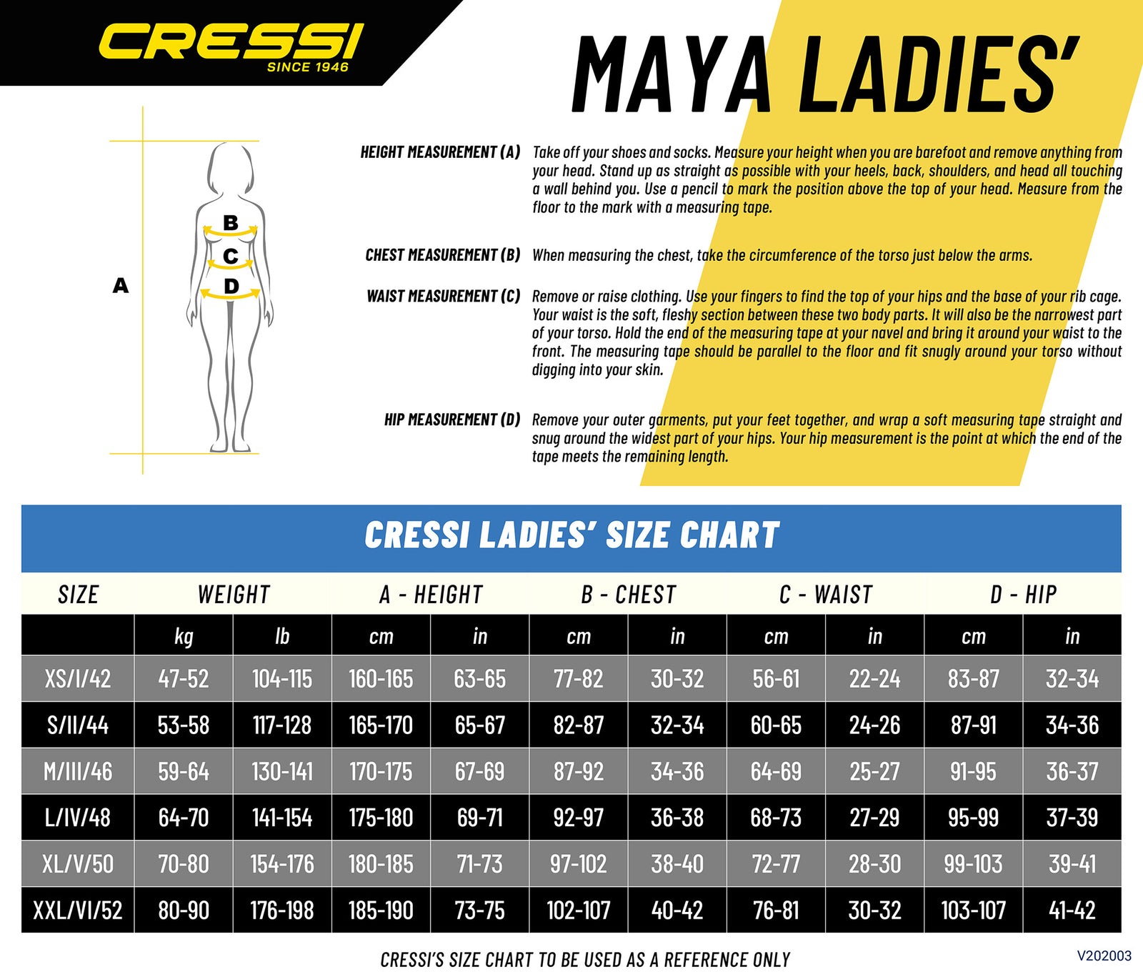 Cressi Maya Ladies 7mm Wetsuit