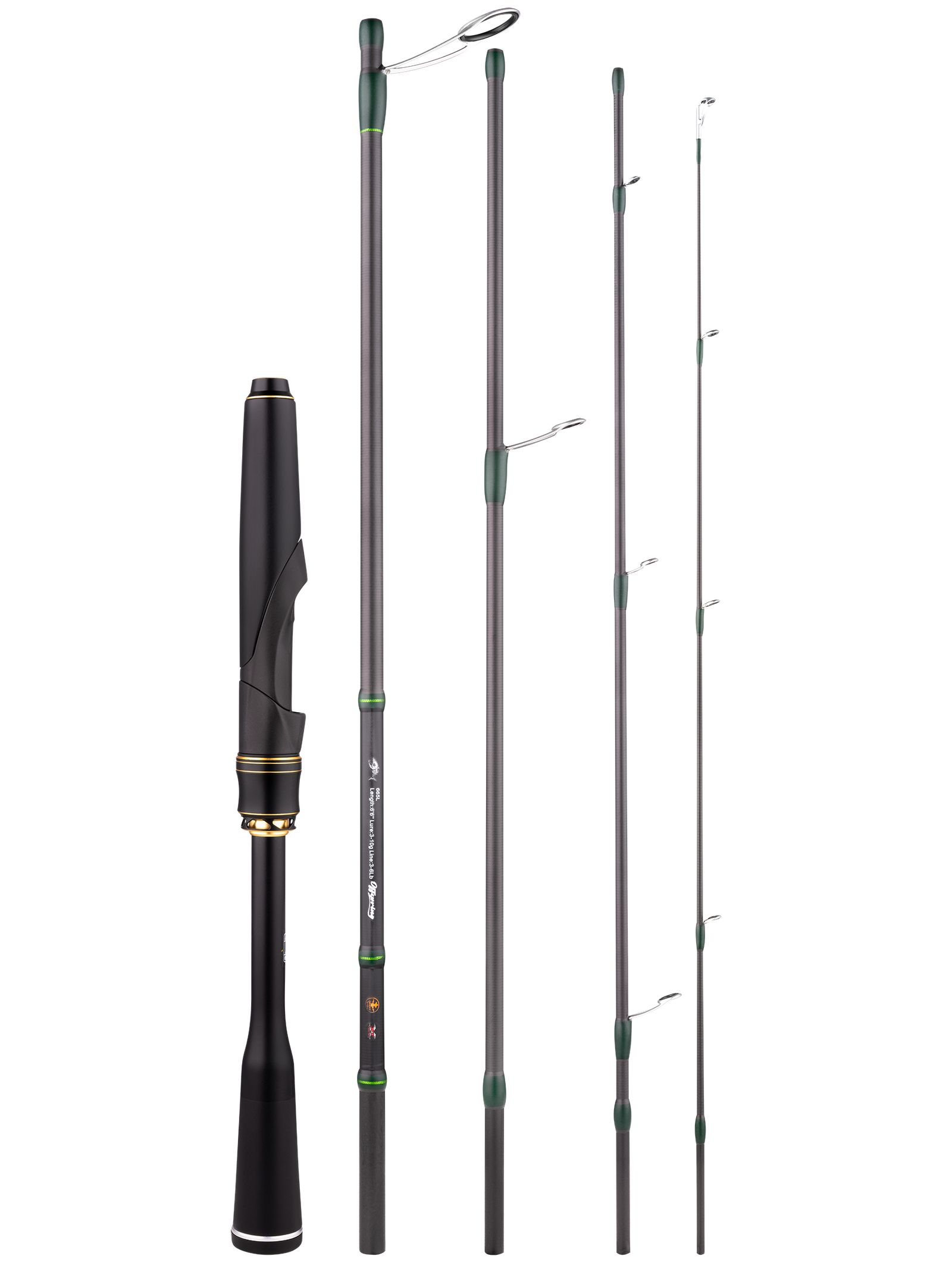 Offspring XT Spin Travel Rod 665L