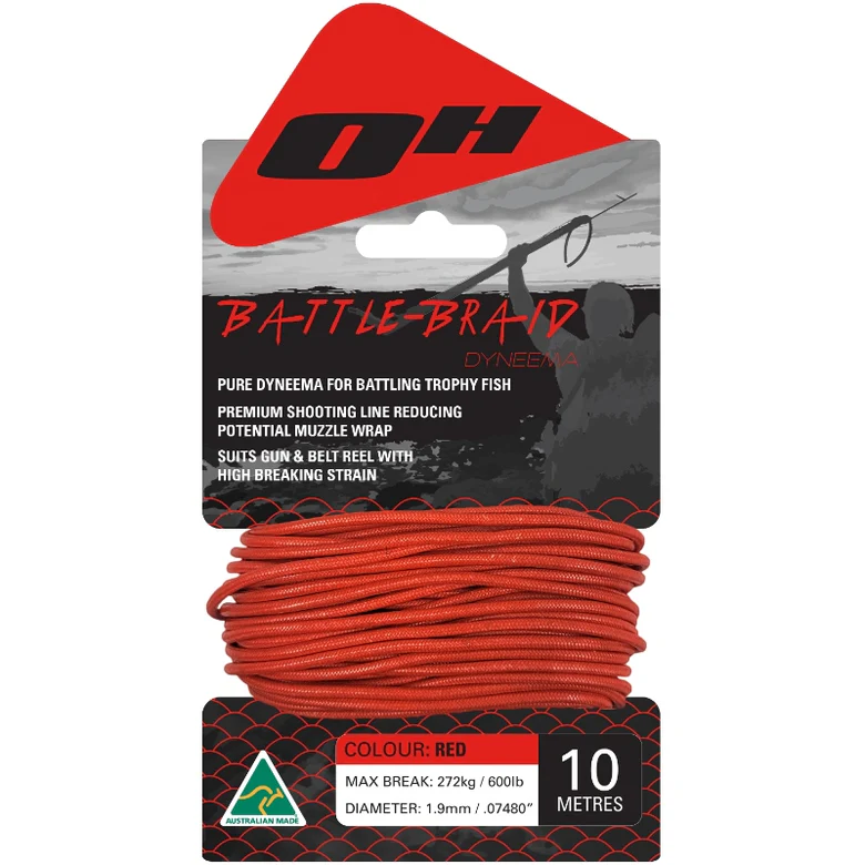 Ocean Hunter Battle Braid Spear Gun Dyneema 10m