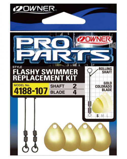 Owner Flashy Swimmer Jighead Blade Replacement Kit