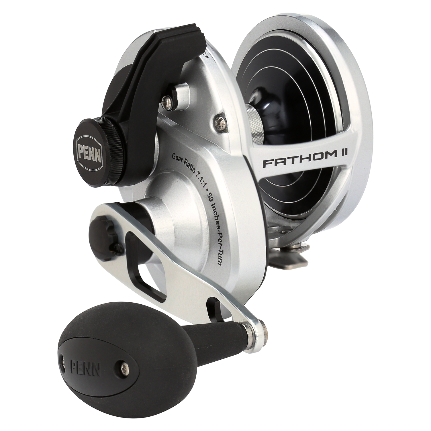Penn Fathom LD II Silver Overhead Reel