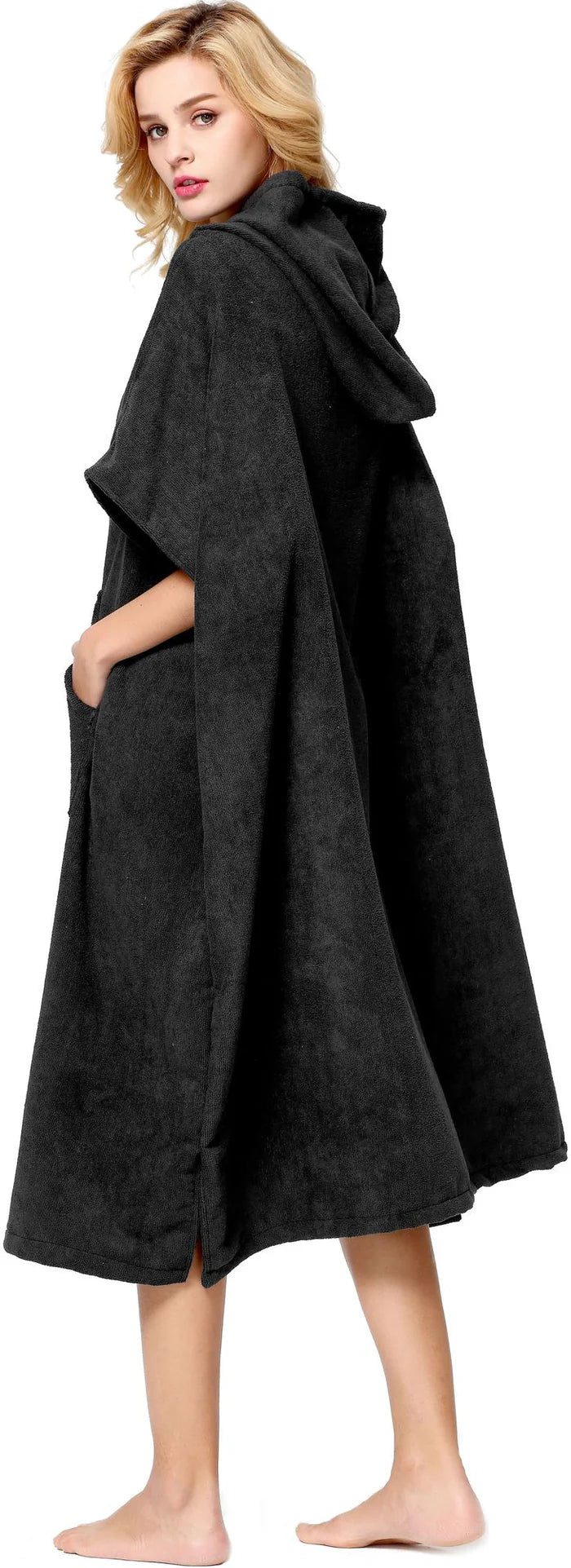 Cressi Towel Ponch Robe Black