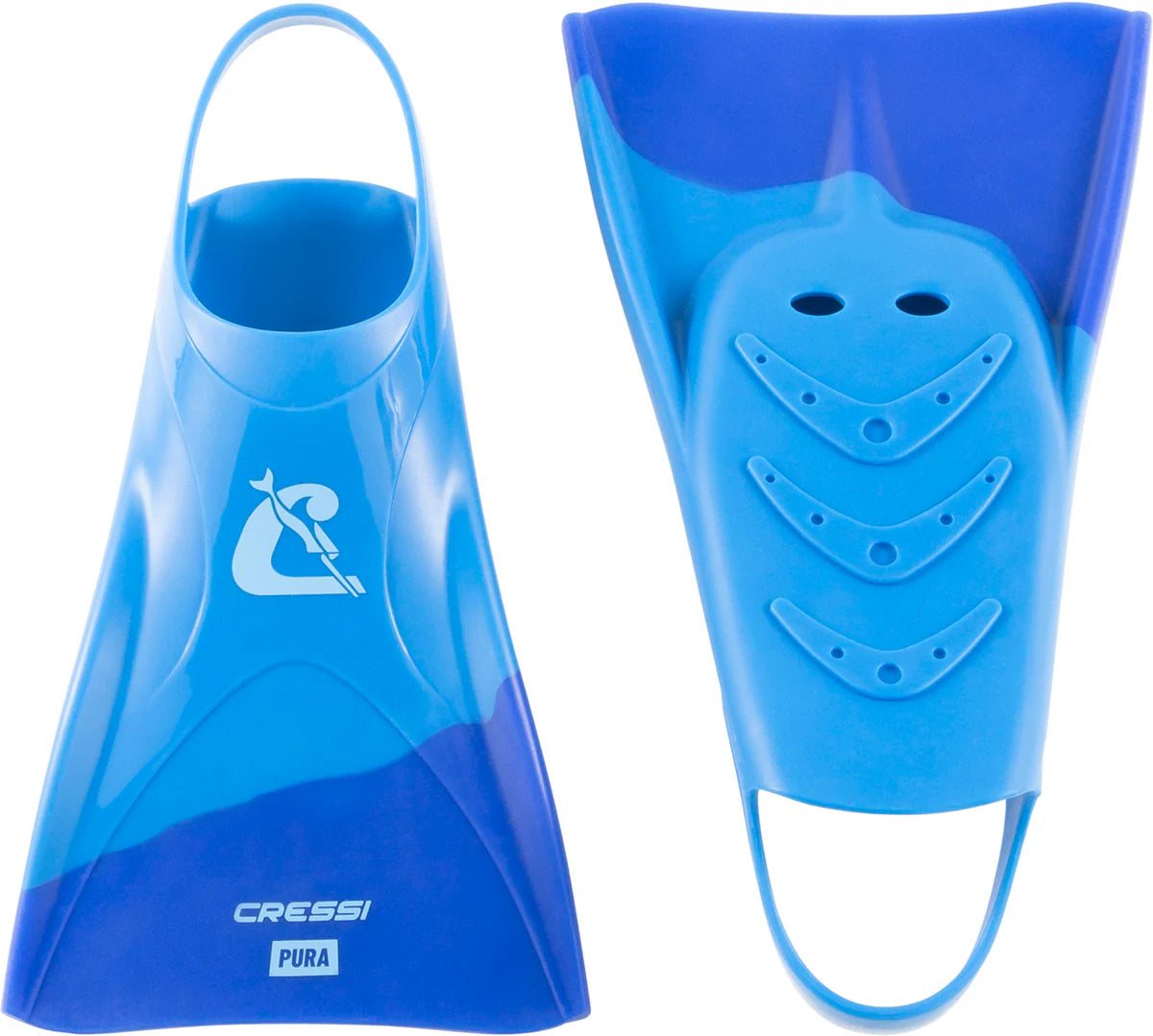 Cressi Pura Swim Fins Blue Azure