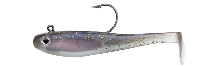 Bite Science Thump Shad Rigged Paddle Tail Soft Plastic Lure 4 Inch