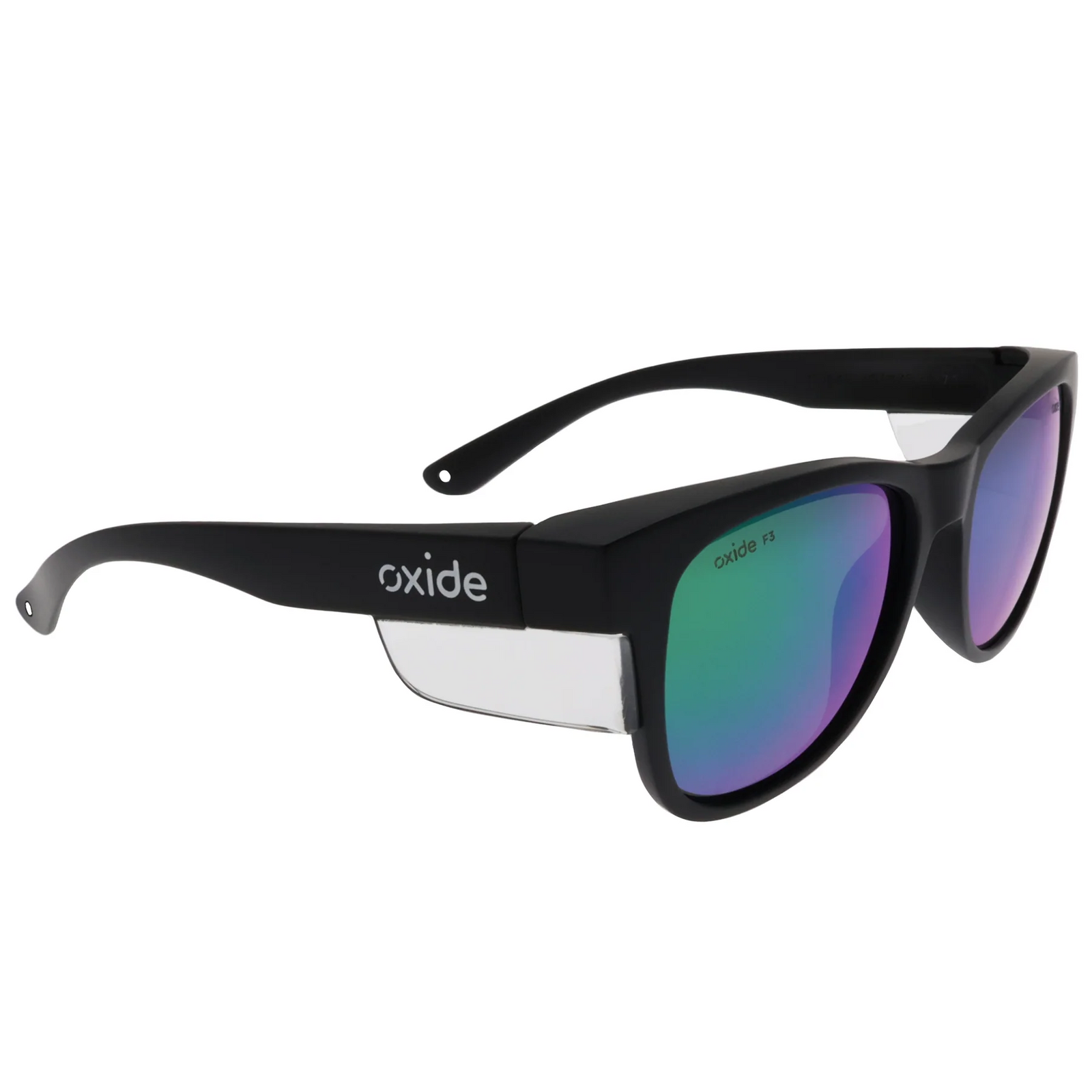 Oxide Quake Matt Black Safety Sunglasses