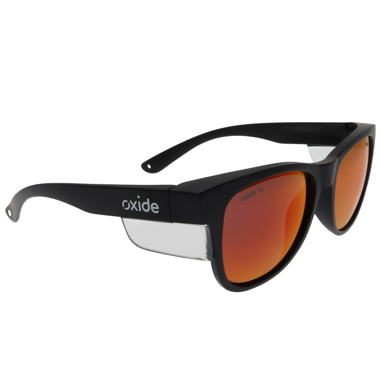 Oxide Quake Matt Black Safety Sunglasses