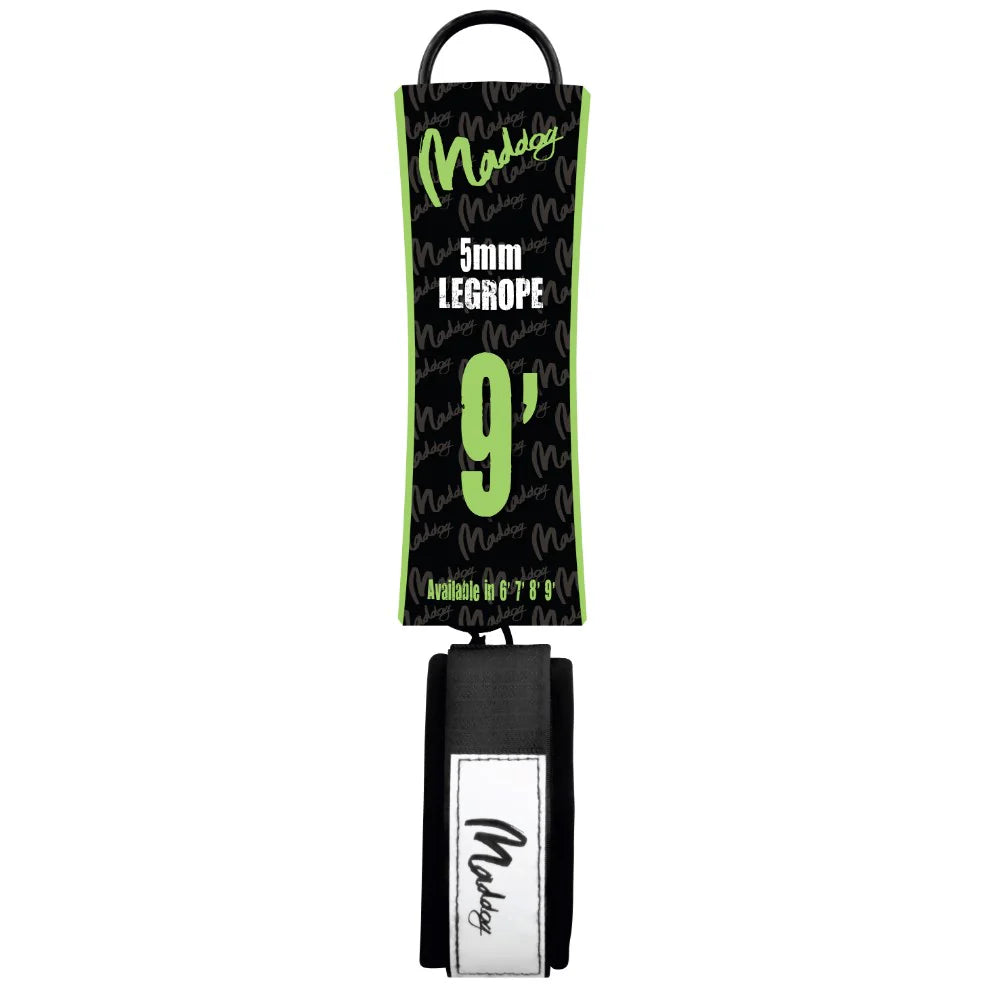 Mirage Maddog Basic Surfboard Leash Black