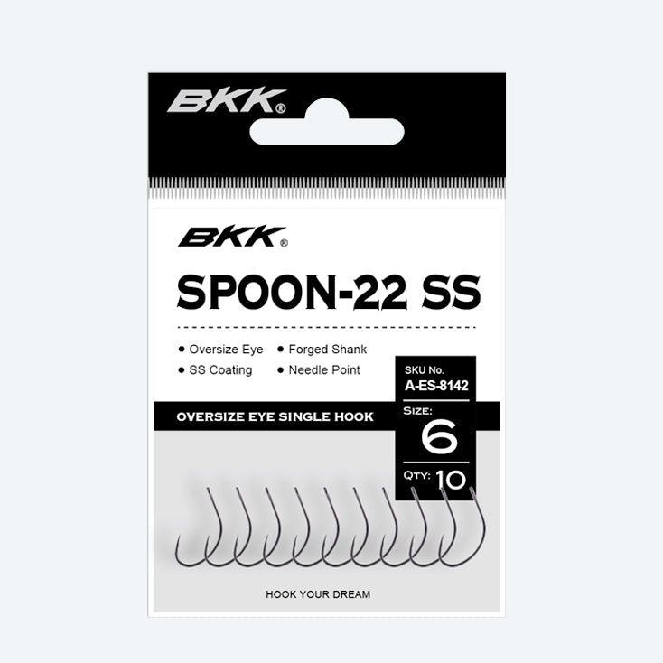 BKK Spoon 22 SS Lure Upgrade Hook