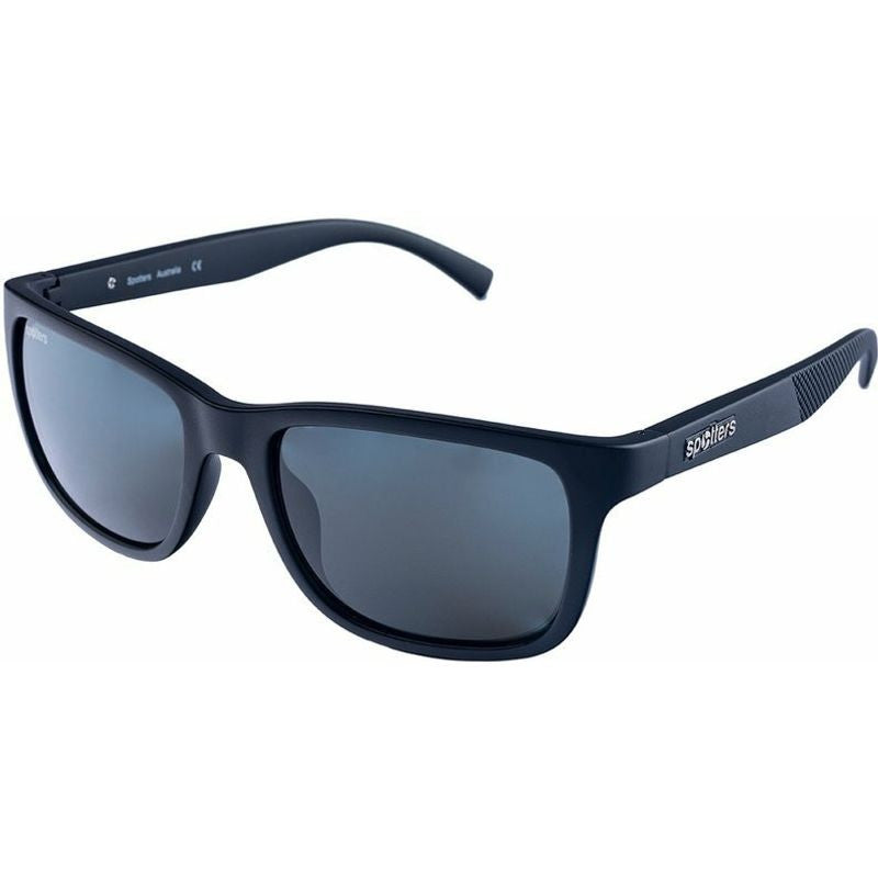 Spotters Zane Matt Black Frame CR Grey Lens Sunglasses