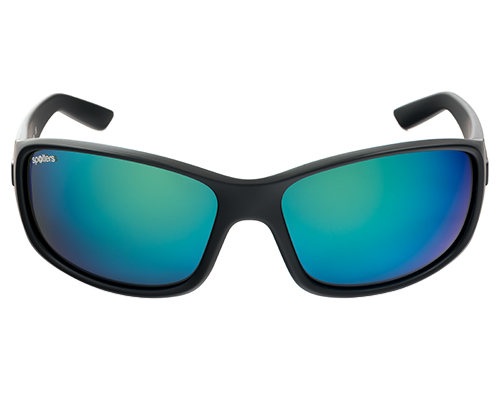 Spotters Combat Matt Black Frame Polarised Sunglasses