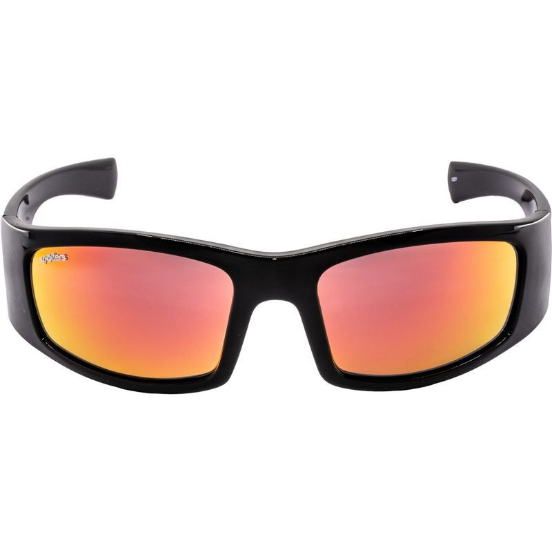 Spotters Coyote+ Gloss Black Mens Performance Polarised Sunglasses