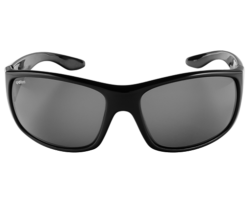 Spotters Cruiz Gloss Black Mens Performance Polarised Sunglasses