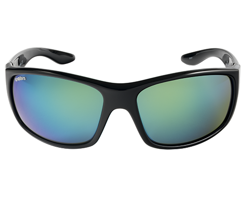 Spotters Cruiz Gloss Black Mens Performance Polarised Sunglasses