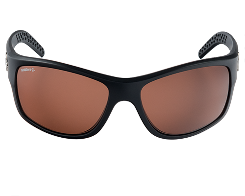 Spotters Fusion Matt Black Mens Performance Polarised Sunglasses