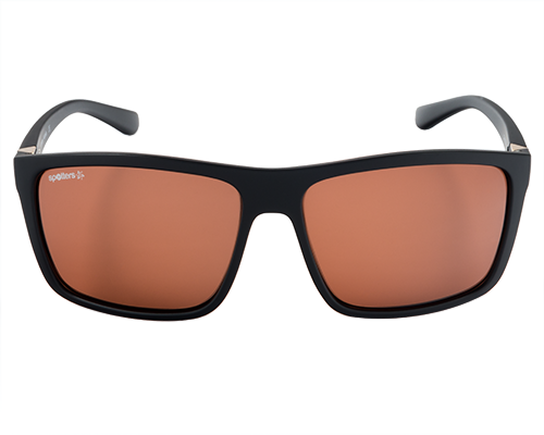 Spotters Grayson Matt Black Mens Performance Polarised Sunglasses