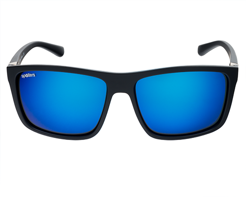 Spotters Grayson Matt Black Mens Performance Polarised Sunglasses
