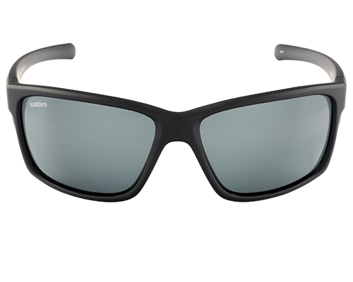 Spotters Grit Matt Black Frame Polarised Sunglasses