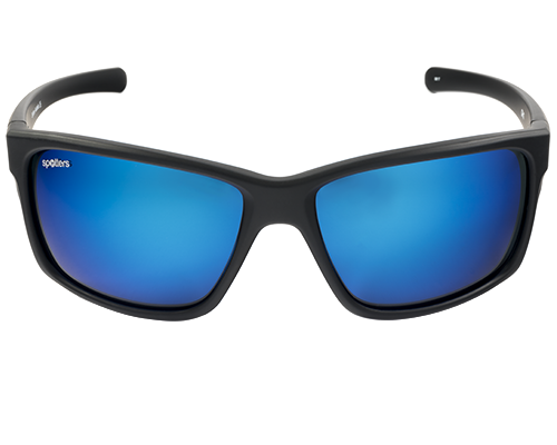 Spotters Grit Matt Black Frame Polarised Sunglasses