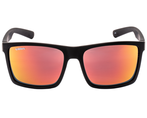Spotters Riot Matt Black Mens Performance Polarised Sunglasses