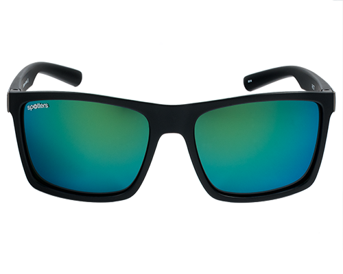 Spotters Riot Matt Black Mens Performance Polarised Sunglasses