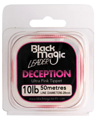 Black Magic Deception Tippet Leader Pink